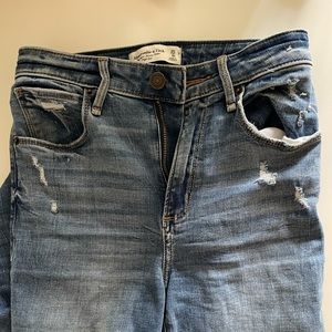 Abercrombie Curve Love High Rise Skinny Jeans